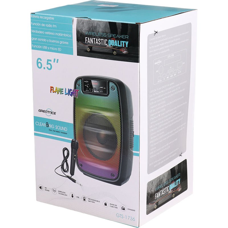 Miniatura 5 de Cabina Sonido Bluetooth 6.5 Pulg +Microf